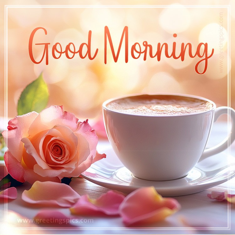 Good Morning Summer Flowers and Coffee Breadcrumba